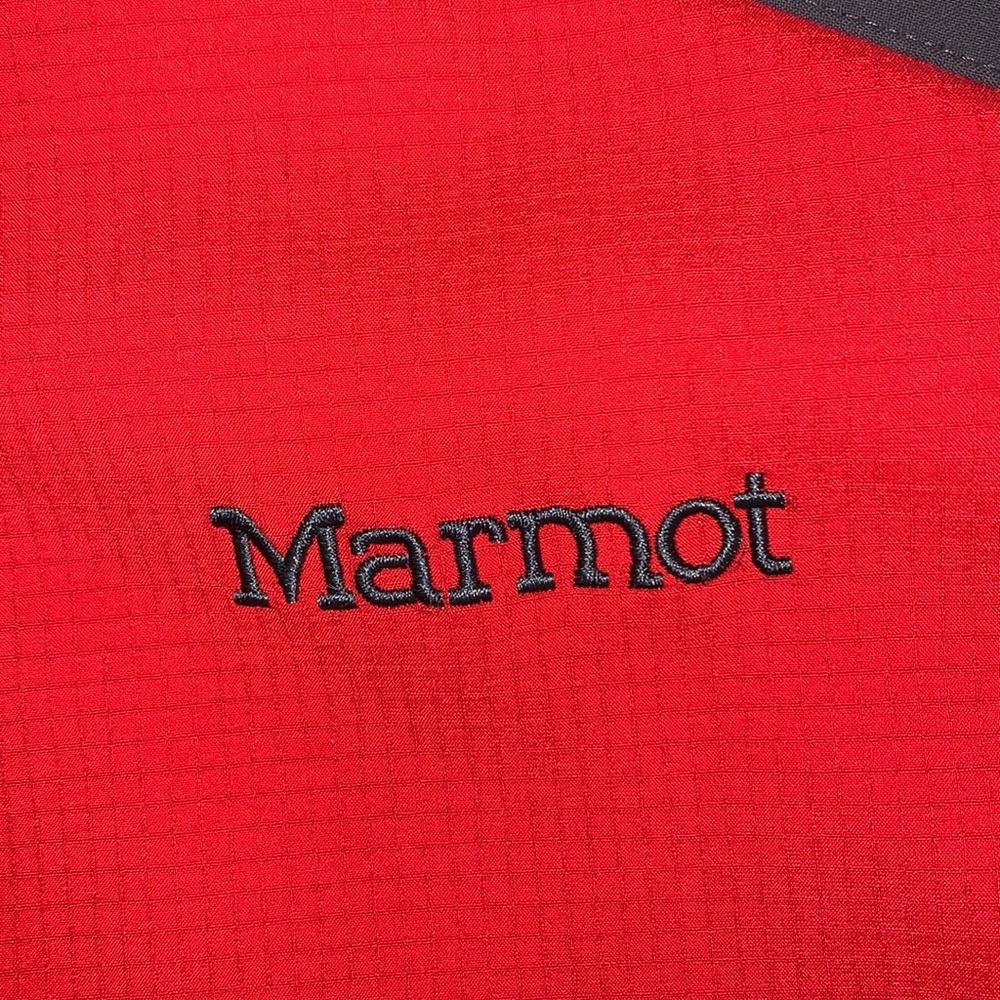 Marmot Wind Blocker Soft Shell Red/Grey Jacket Sz… - image 7